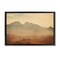 Stupell Industries Hazy Desert Mountain Black Framed Floater Canvas Wall Art, design by Creative Studio